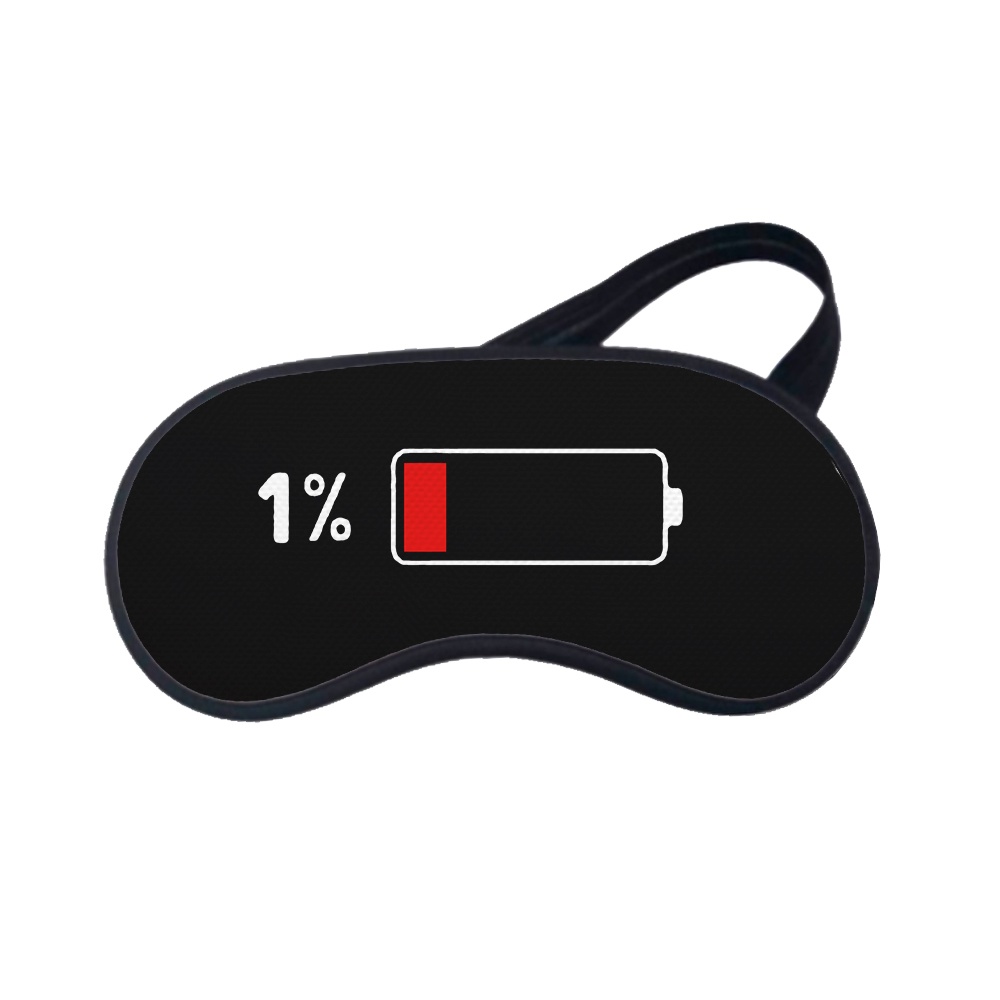 Mascara de Dormir Descanso Bateria 1% dormir
