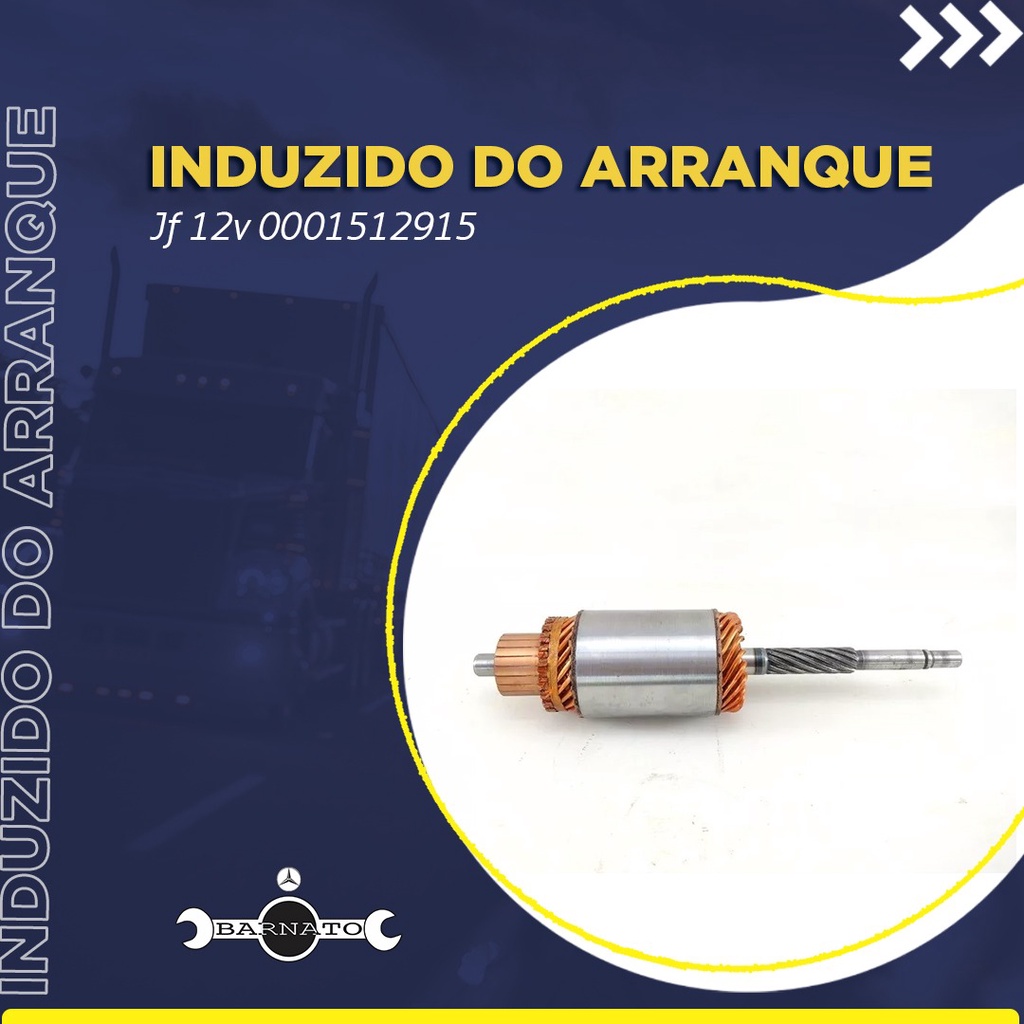 INDUZIDO DO ARRANQUE JF 12V 0001512915