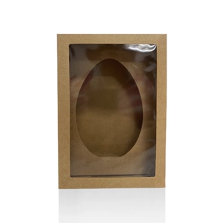 Caixas Para Ovo De Páscoa 500g Colher C/ Visor - Kit 10 Un em Oferta na Shopee