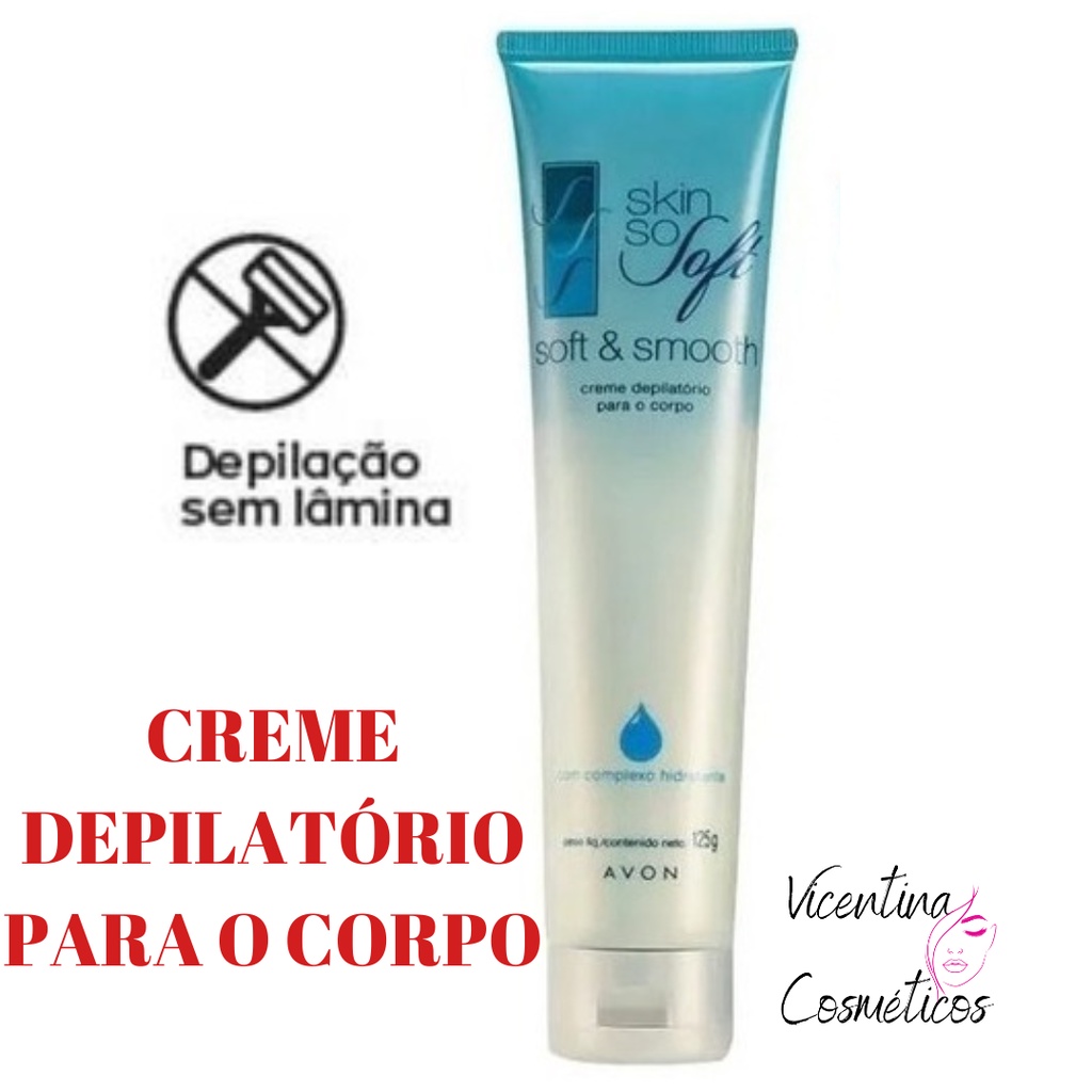 Creme depilatório para Corpo Skin So Soft Avon 125g