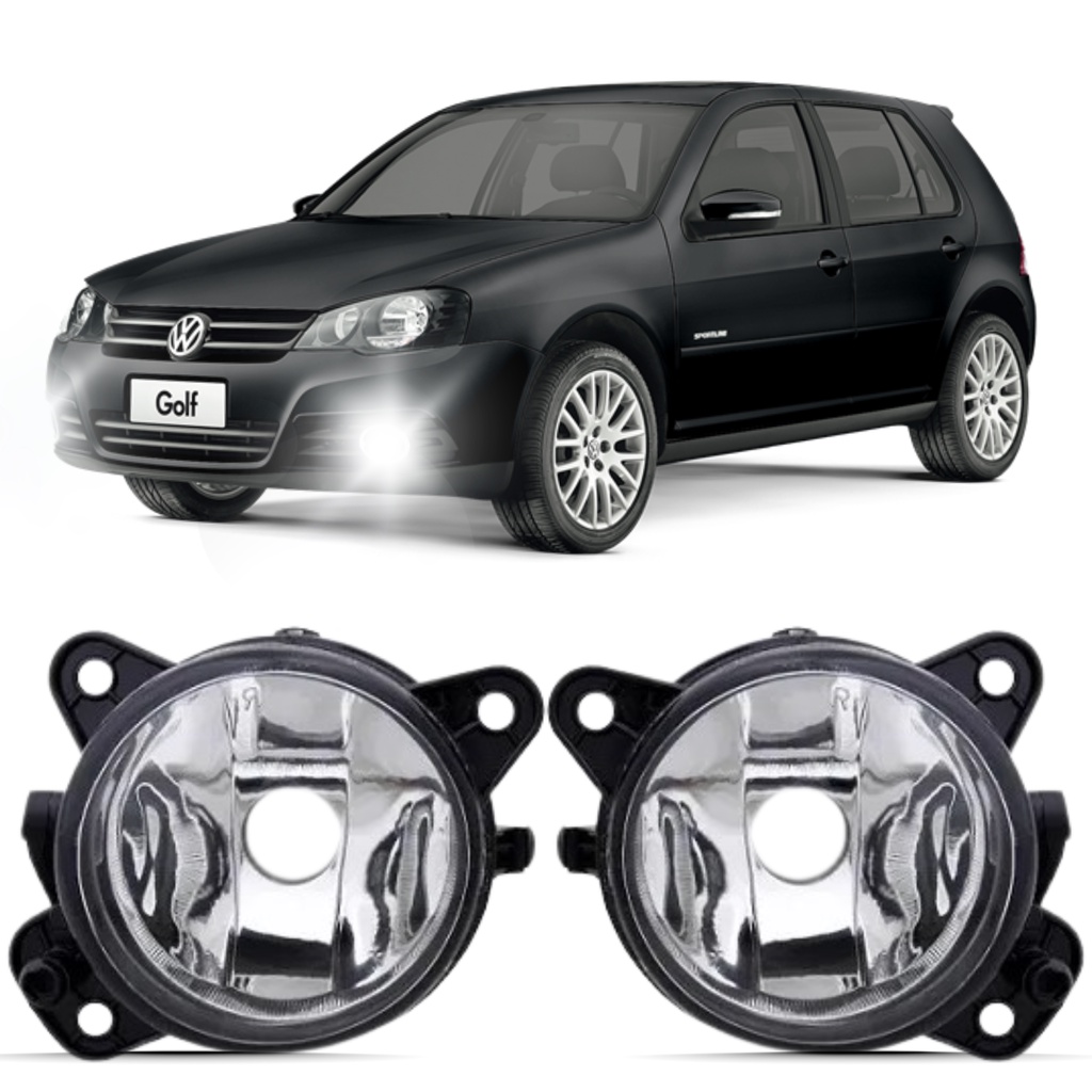 Par Farol Milha Volkswagen Golf 2007 2008 2009 2010 2011 2012 2013 Sapão em Oferta na Shopee