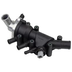 Valvula termostatica completa c/ carcaça Fiesta 1.0 1.6 Flex Zetec Rocam