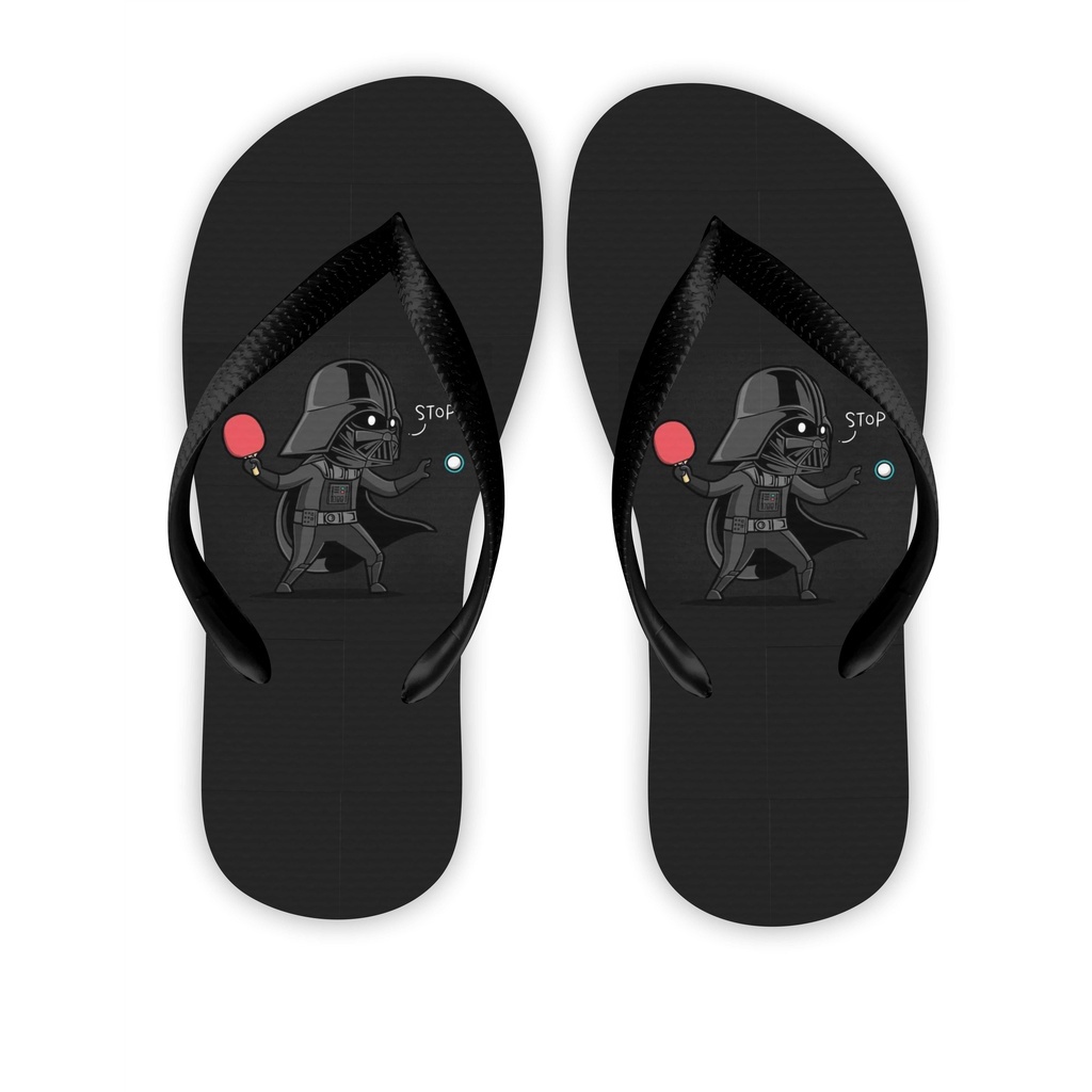 Ping Pong Darth Vader Chinelo temático Esporte Tênis de Mesa StarWars