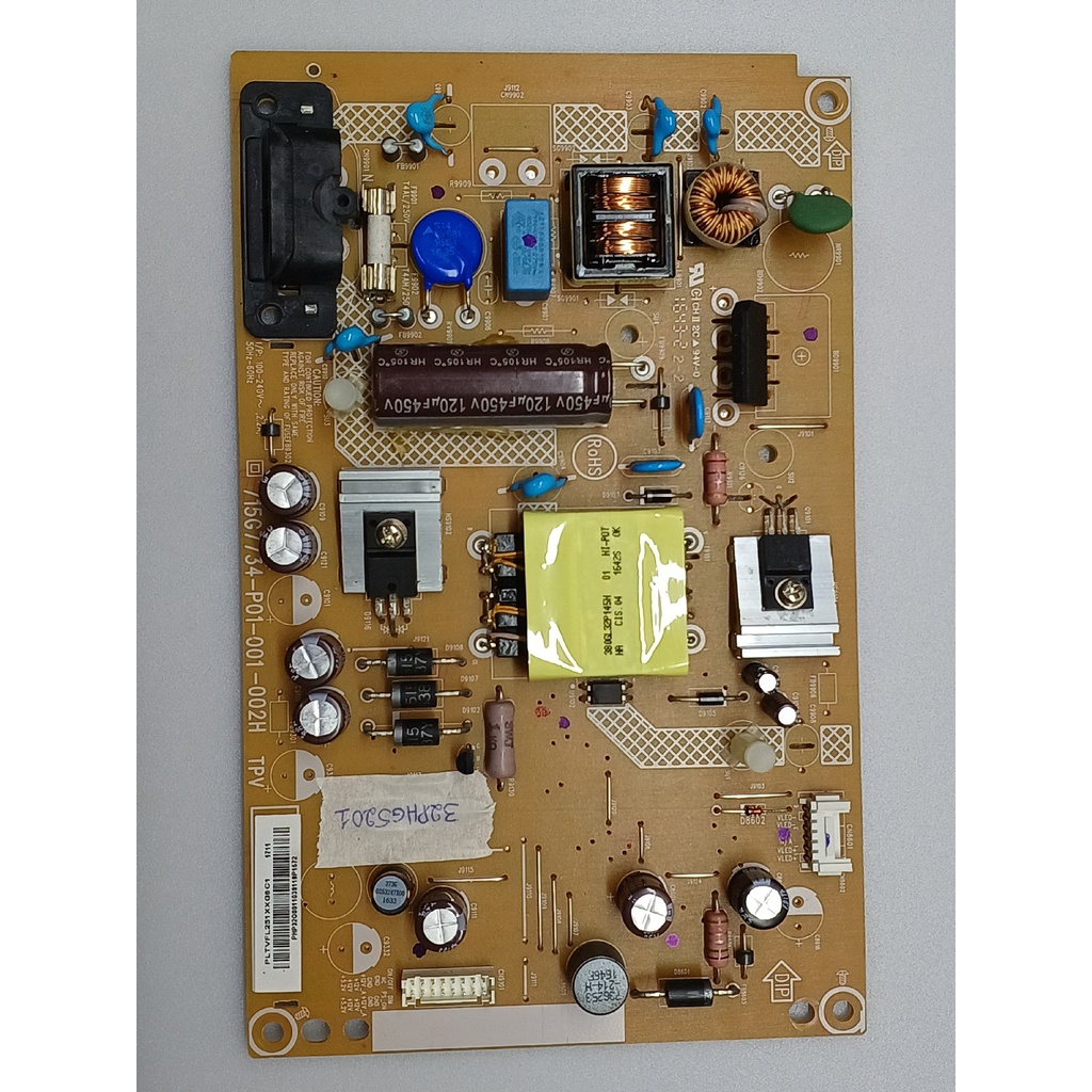 placa da fonte tv philips 32phg5201 / 715g7734-p01-001-002h