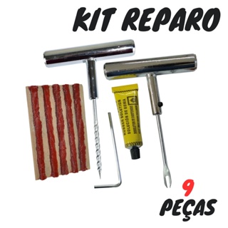 Kit Reparo Macarrão Pneu sem Câmara 9 Peças em Oferta na Shopee