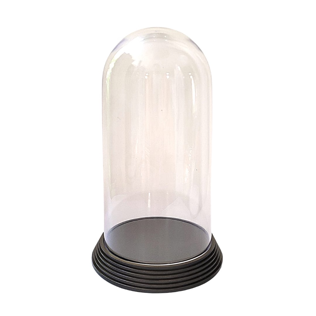 KIT 7 Redomas GG Cúpula de acrílico base Ouro ou Cristal 17 x 28 cm Cápsula A Bela E A Fera Decoração Festa Atacado