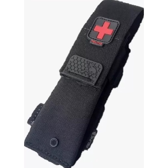 Porta Torniquete Modular Feline Preto Cordura 1000