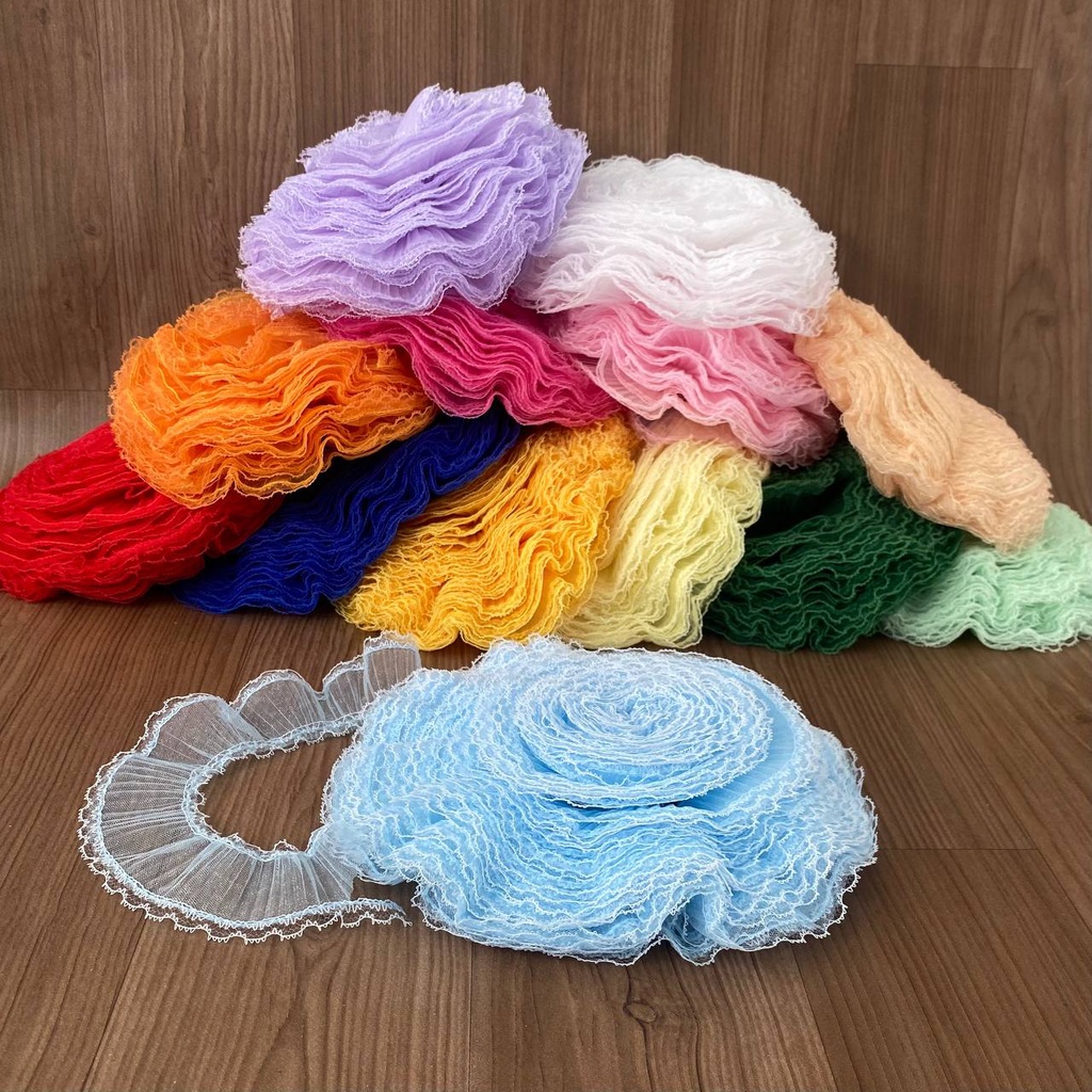 Renda jabot Jabo-nyl com 2 metros em Oferta na Shopee