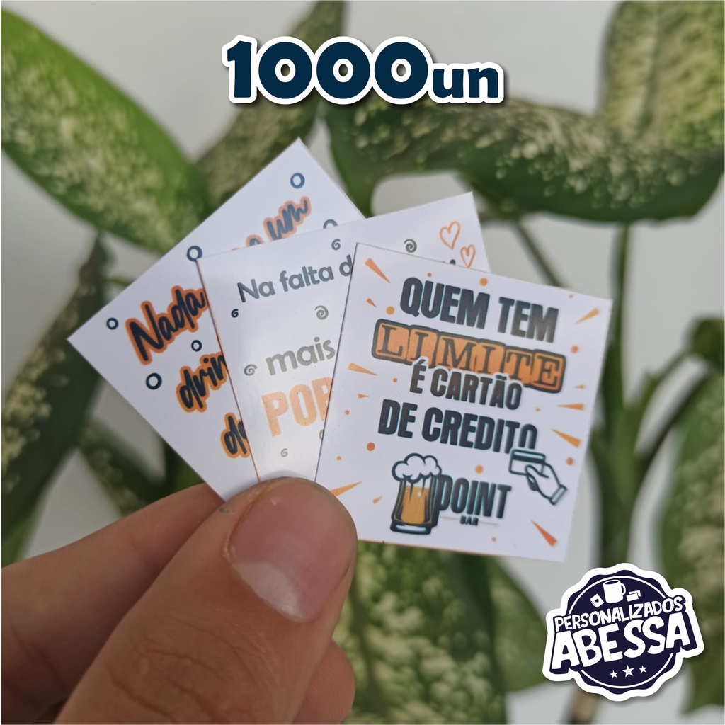 1000un Tags Para Drinks frases engraçadas com Logo Insta Hashtag em Oferta na Shopee
