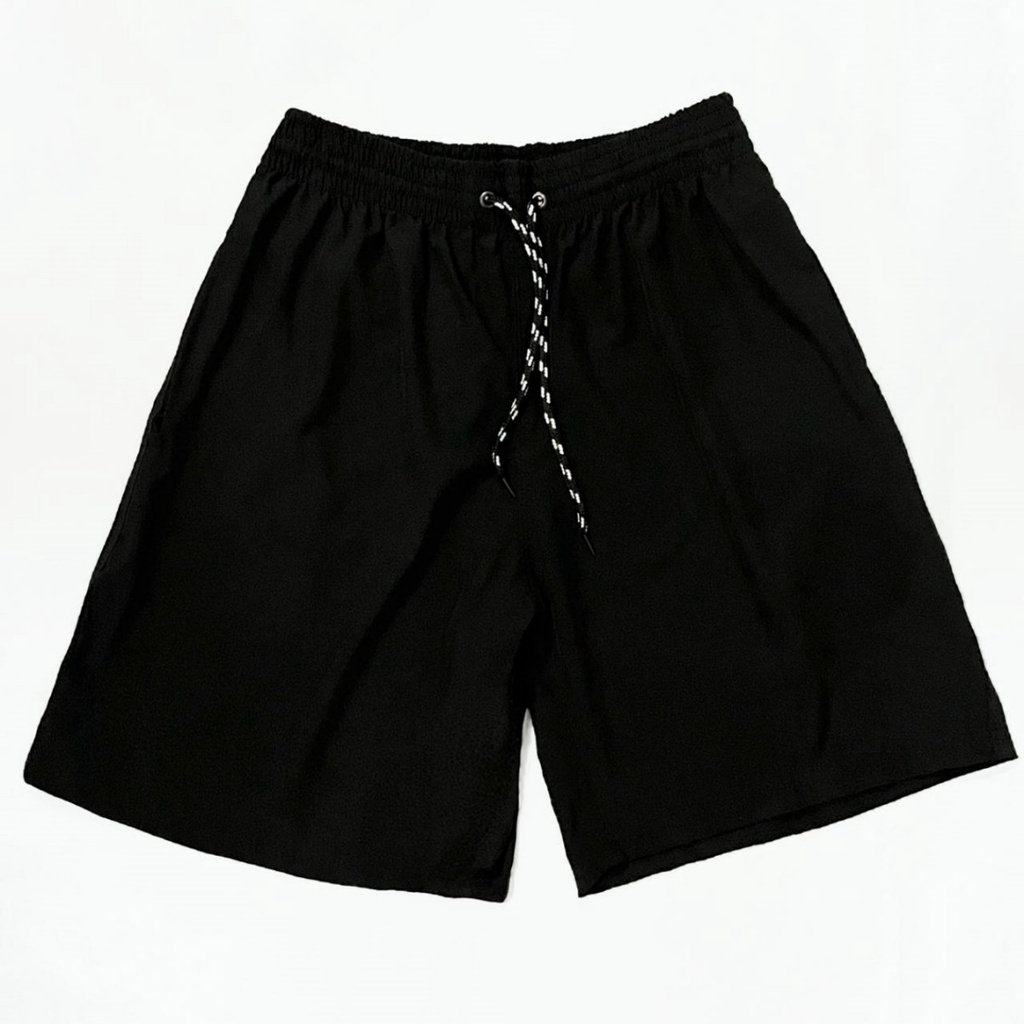 Short Masculina Lisa Seco Rápido Masculino Com Elastano Tem 3 Bolsos Mauricinho Adulto Surf Praia Piscina Academia Treino