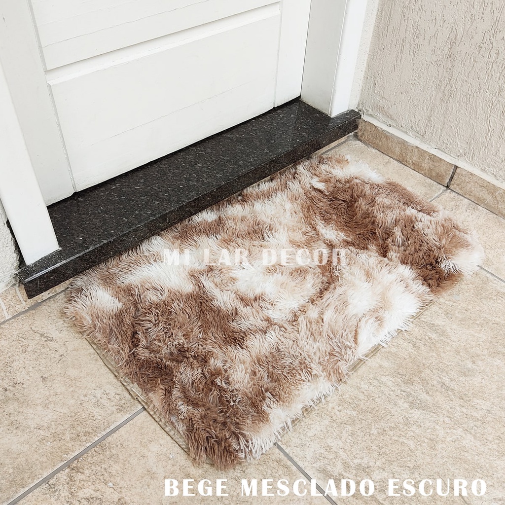 Tapete Felpudo Para Porta Quarto Sala Capacho 0,60x0,40 Decoração
