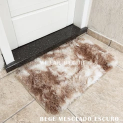 Tapete Felpudo Para Porta Quarto Sala Capacho 0,60x0,40 Decoração