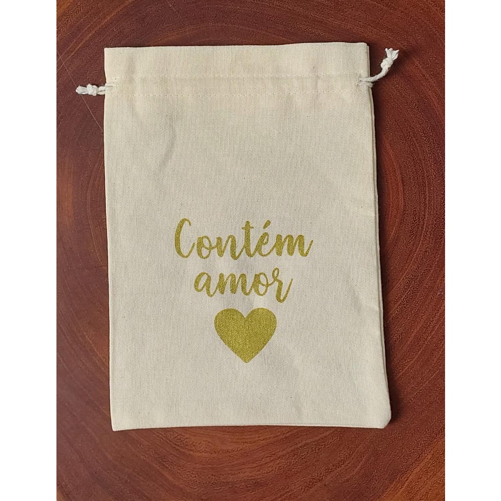 25 Saquinhos 15x20 Algodão cru para presente.