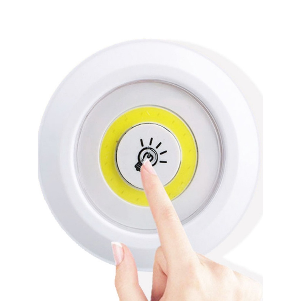 3PCS Lampada Led Spot Luminaria Sem Fio + 1 Controle Remoto