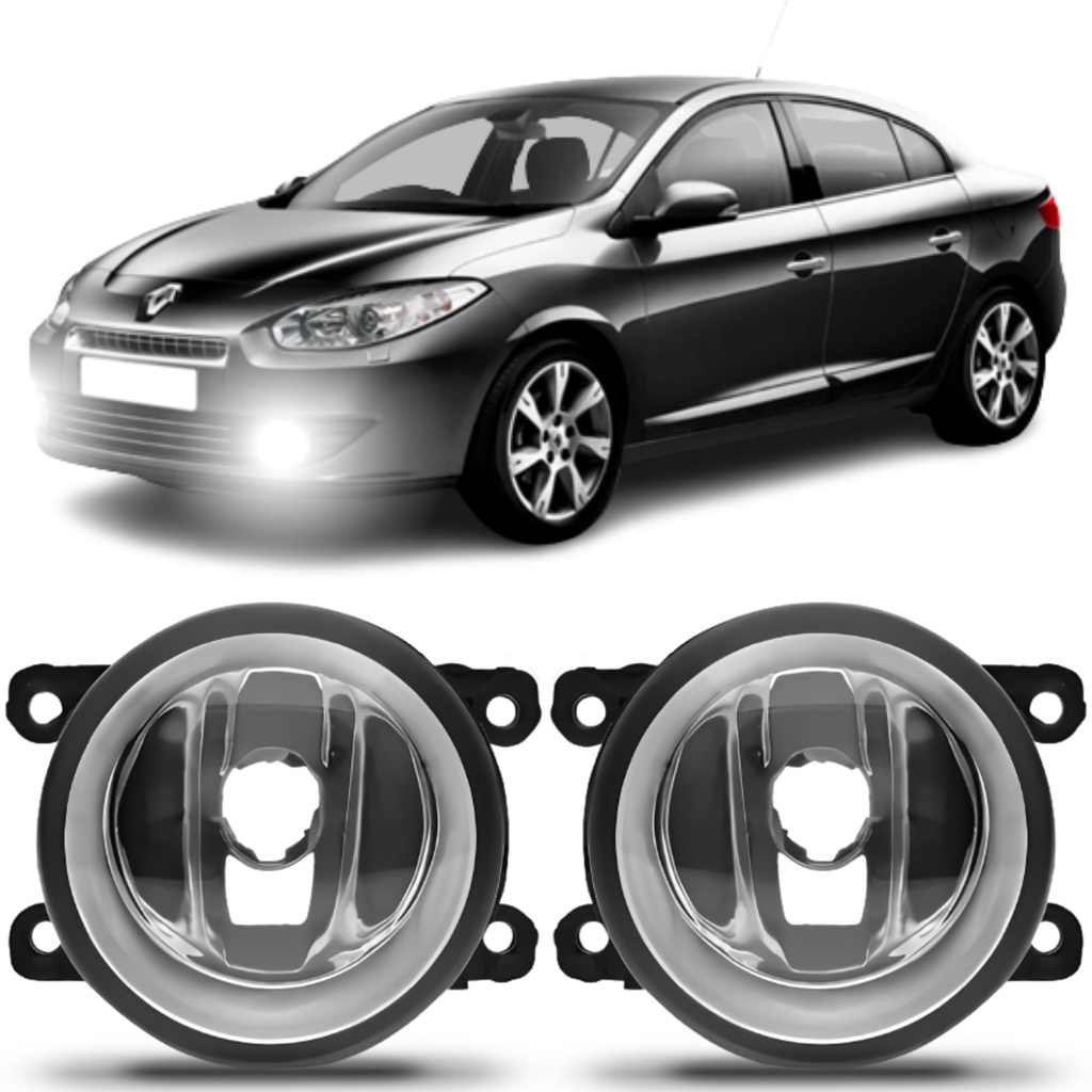 Par Farol Milha Fluence 2011 2012 2013 2014 2015 2016 2017 em Oferta na Shopee