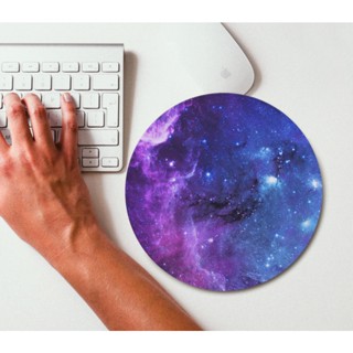 Mouse pad redondo galáxia universo em Oferta na Shopee
