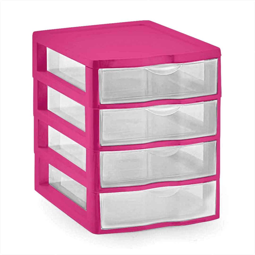 Gaveteiro Pequeno Com  4 Gavetas Nitron em Oferta na Shopee