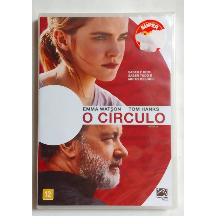 Dvd O Círculo Tom Hanks Imagem Filmes 2017 Dublado Lacrado