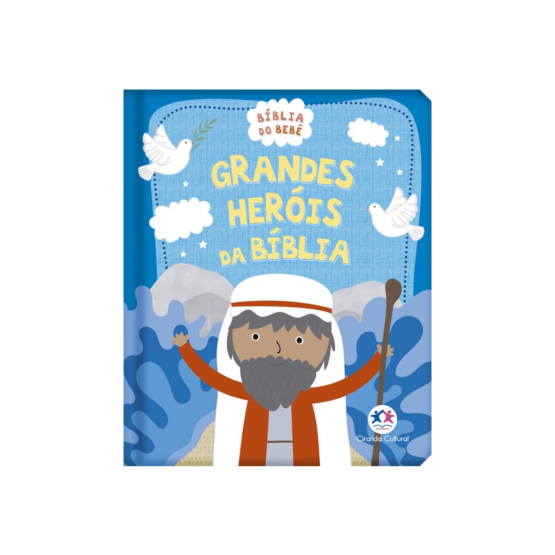 Grandes Heróis da Bíblia | Bíblia Do Bebê | Capa Almofadada em Oferta na Shopee