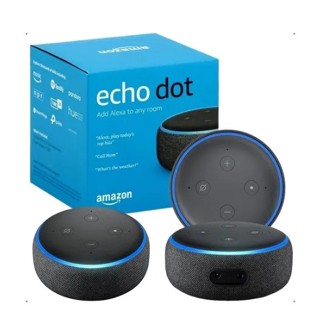 Amazon Echo Dot 3rd Gen com assistente virtual Alexa charcoal 110V/240V
