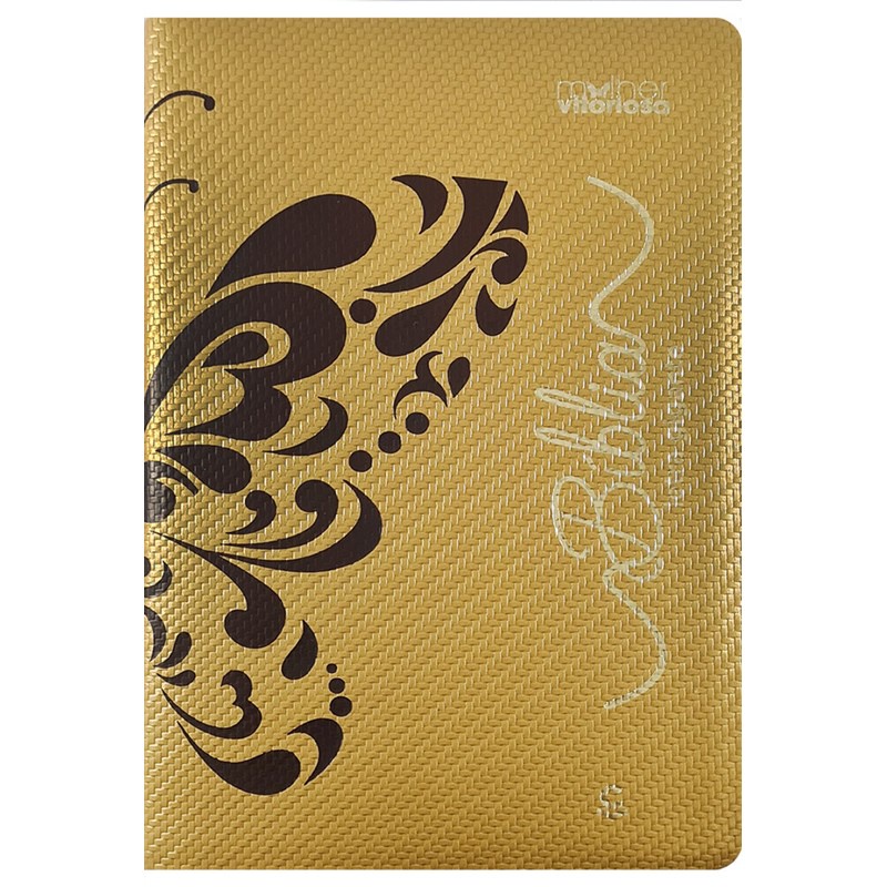 Bíblia da Mulher Vitoriosa | Letra Gigante | ARC | Dourada - Books & Magazines