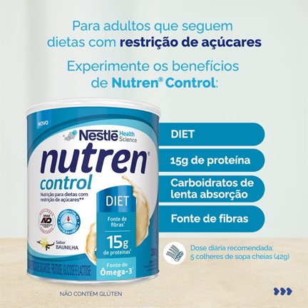 Nutren Control Baunilha Pó 380g.