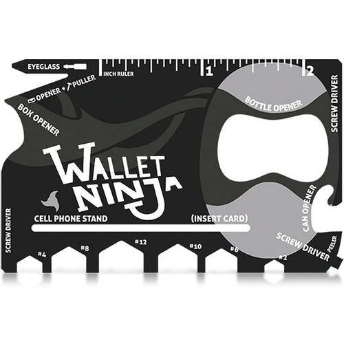 Cartão Multi Ferramentas Carteira 18 Em 1 Ninja Wallet Aço