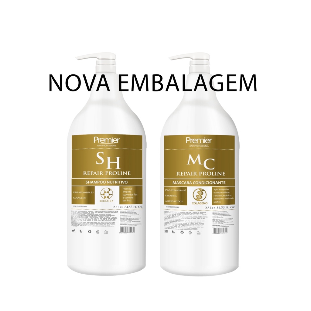 Kit Profissional Lavatório Repair Pro Line Shampoo e Máscara 2,5L
