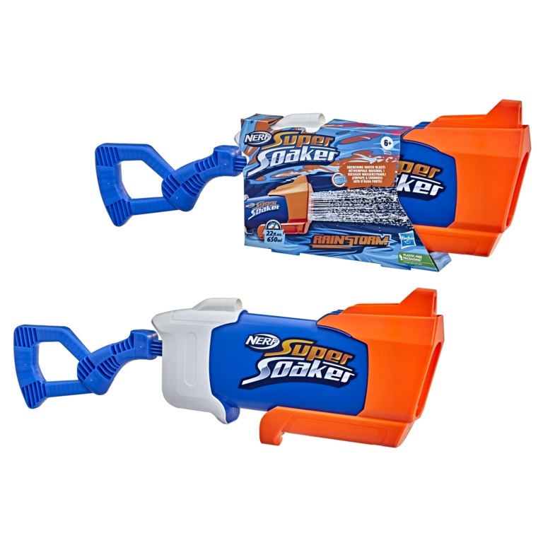 Arma de Água NERF Super Soaker Rainstorm - Hasbro F3890 - Mom & Baby
