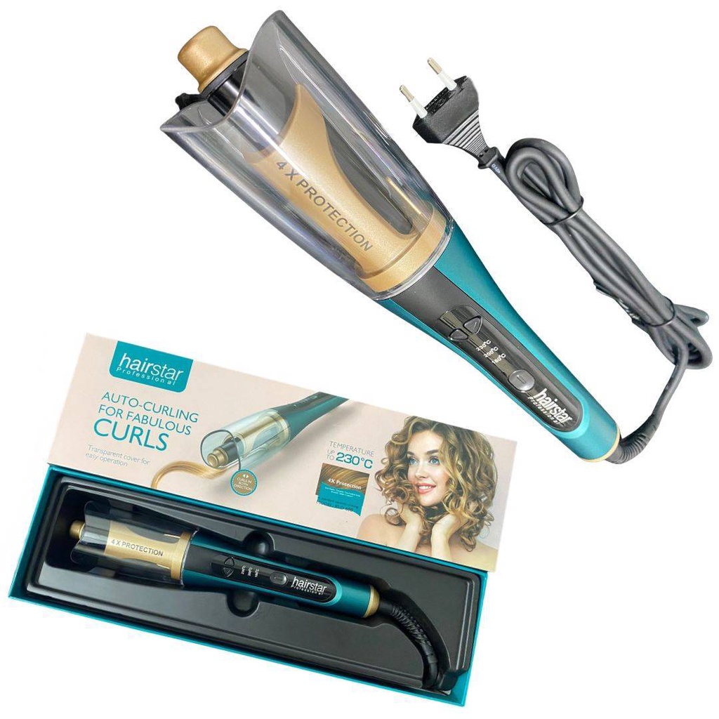 Modelador De Cachos Automático Profissional Rotativo Hairstar Bivolt 230°