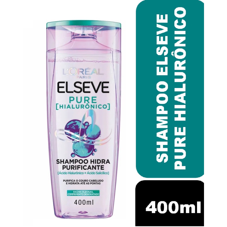 Shampoo Pure Hialurônico Elseve 400ml