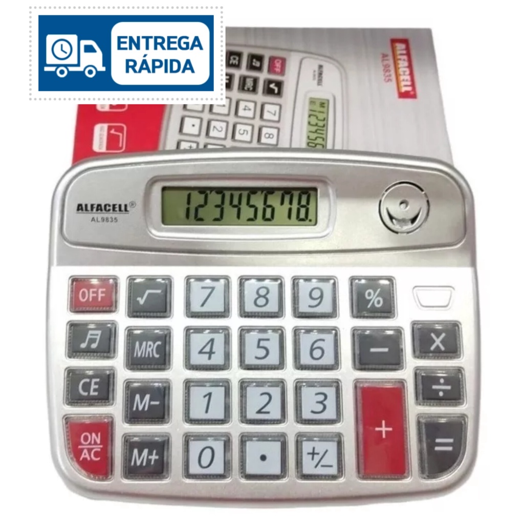 Calculadora Eletrônica De Mesa Al9835 Alfacell