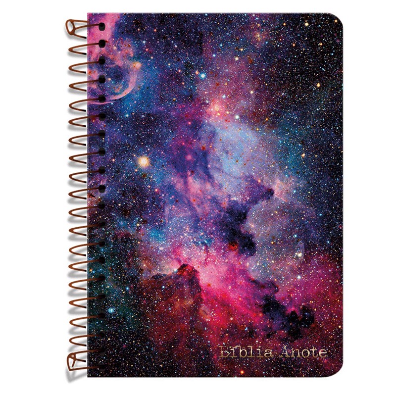 Bíblia Anote Espiral Galáxia | NVI | Letra Normal | Com Espaço Para Anotações