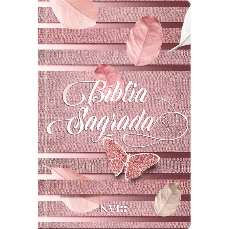 Bíblia Sagrada Feminina Borboleta | NVI | Letra Normal | Capa Dura