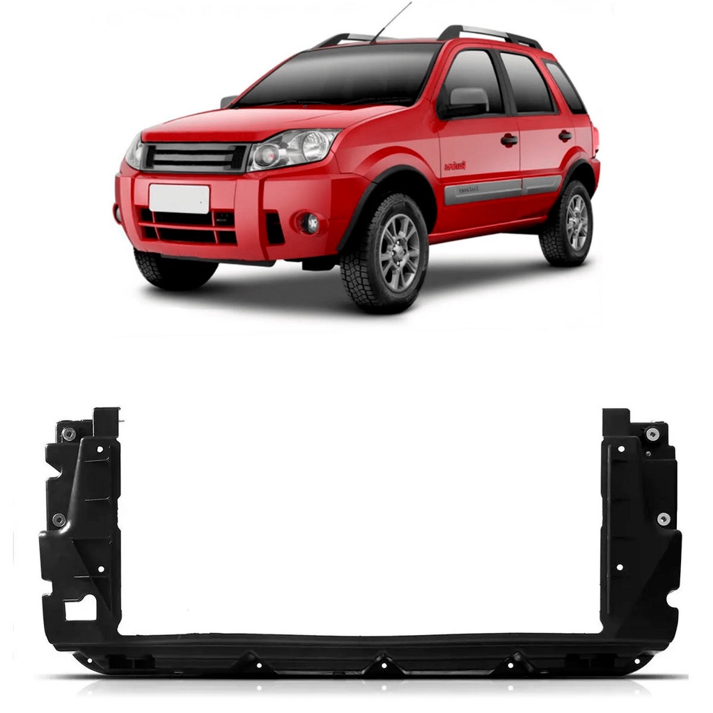 Suporte Radiador Ecosport 2003 2004 2005 2006 2007 a 2010 Inferior