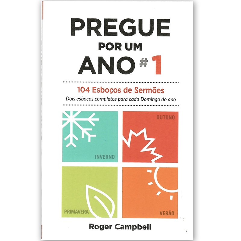 Pregue Por Um Ano 1 | Roger Campbell em Oferta na Shopee