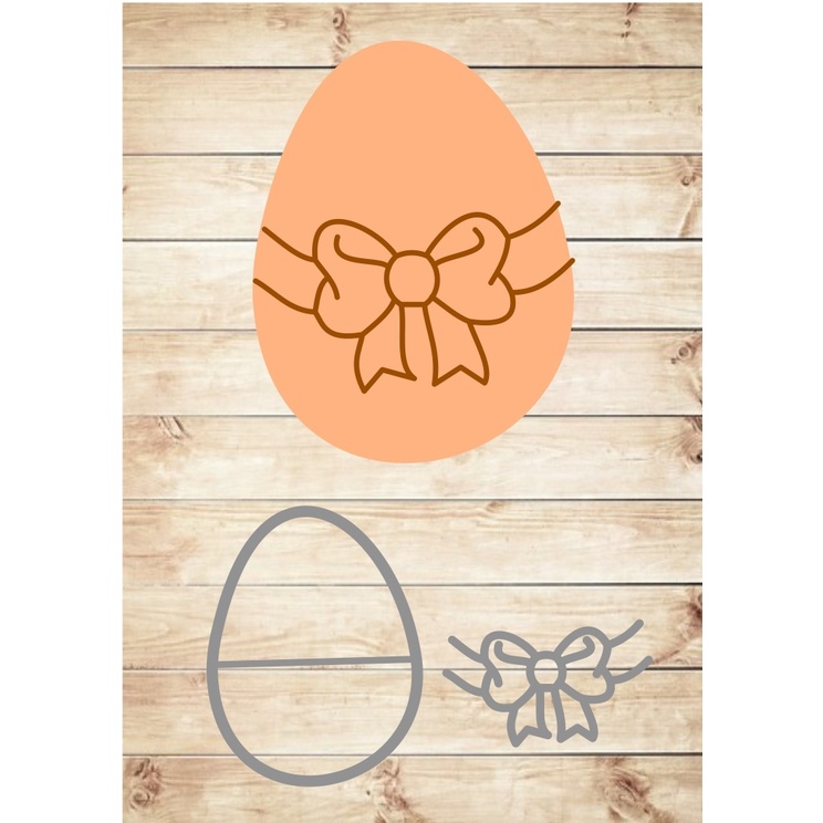 Cortador de biscoito ovo de páscoa 7cm Promoção em Oferta na Shopee