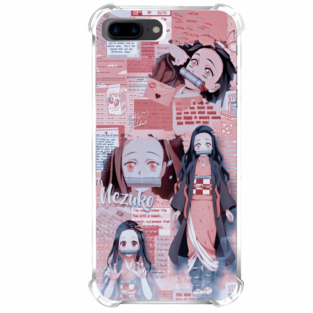 Capinha de Celular Anti Impacto Diversas Marcas Damon Slayer Nezuko 4