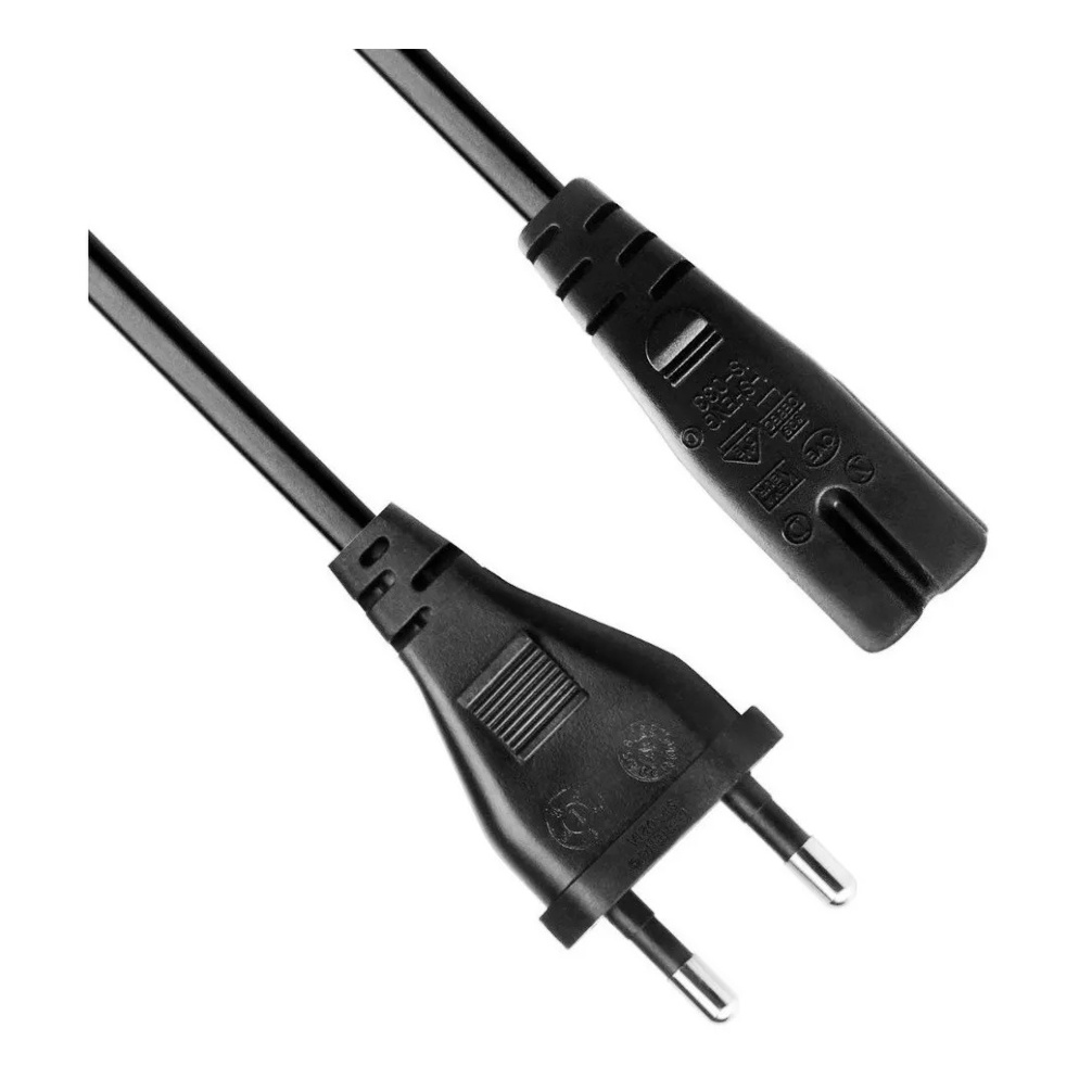 Cabo Bipolar Tomada Universal 2 Pinos Reforçado em Oferta na Shopee