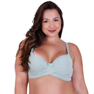Sutiã Plus Size Bojão Soutien Alça Reforçada Romântico Alice em Oferta na Shopee