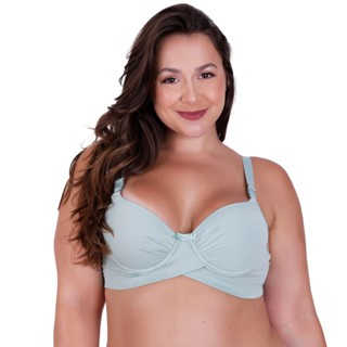 Sutiã Plus Size Bojão Bella da Serra Soutien Alça Reforçada Romântico