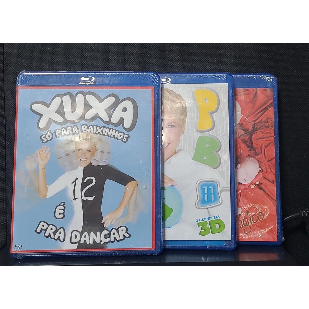 Combo 3 Bluray Xuxa só Para Baixinhos * Xuxa Natal Mágico * Xuxa Só Para Baixinhos 1 .2