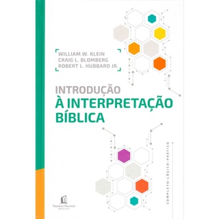 Introdução À Interpretação Bíblia | William W Klein em Oferta na Shopee