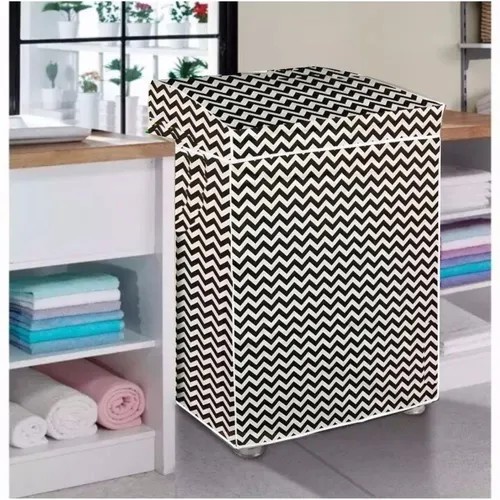 Capa para Máquina de Lavar Roupas Estampa Zig Zag Eletrolux 10kg à 16kg Capas de Maquina Lavadora