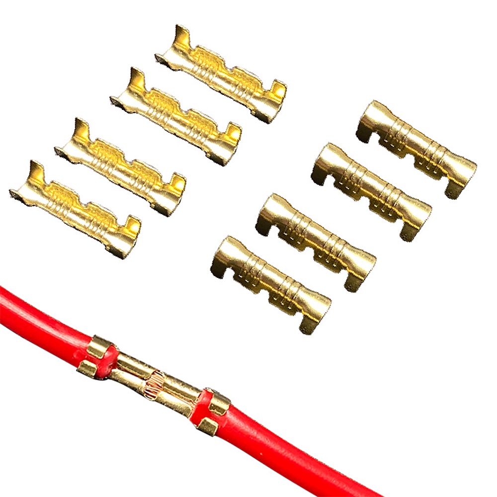 50pçs/100pçs/200pçs terminal Em Formato De U 453/Conectores De Inserções Frias Para Guia De fascia De Dentes Pequenos 0.3-1.5mm2