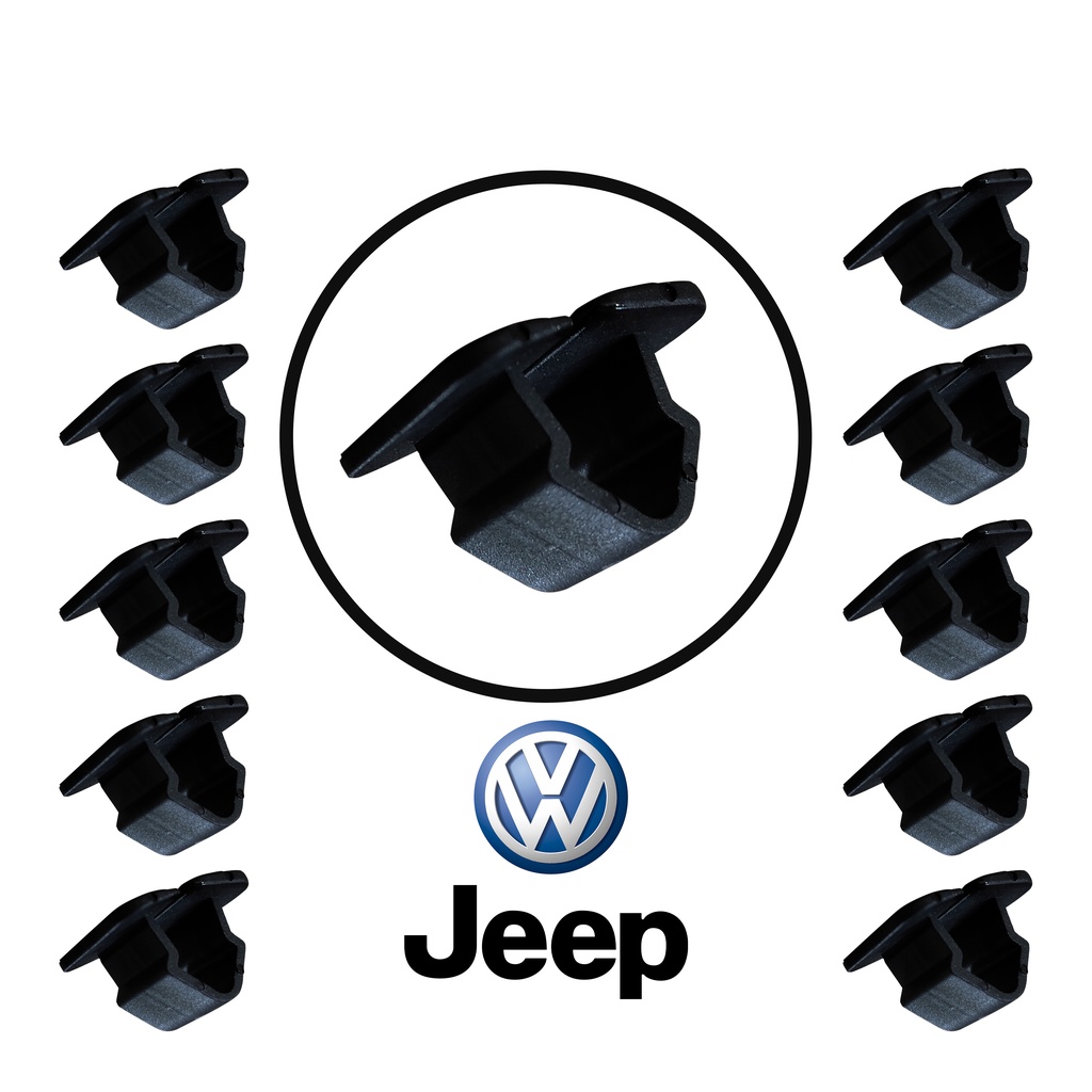 10 20 Ou 50 Unidades Grampos Presilhas Parafusos Fixadores Da Manta Do Capô Carro Veiculo Volkswagen