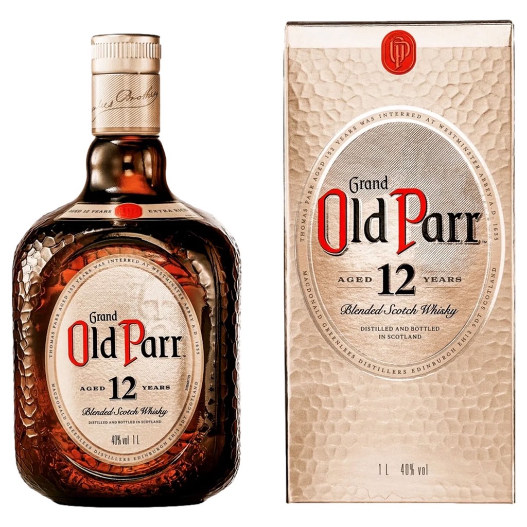 Whisky Old Parr 12 Anos 1000ml - Food & Beverages