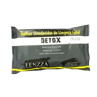 FZ51013 TOALHA UMEDECIDAS DE LIMPEZA FACIAL DETOX - FENZZA