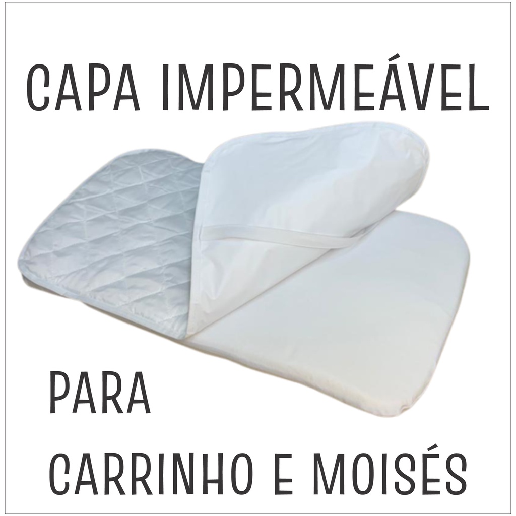 Capa Protetora Impermeável Para Colchonete de Carrinho/Moisés em Oferta na Shopee