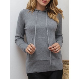 Blusa Frio Feminina Moletom Modal Com Capuz Inverno 103